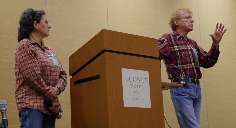 Renee Michot and Jim Rigsby at Wilderness Wildlife Week 2016